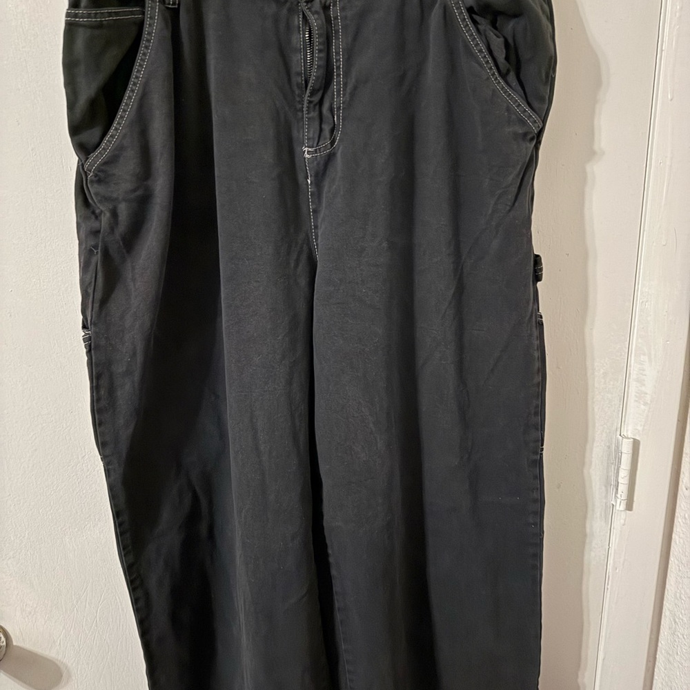 Aeropostale Charcoal Wide Leg Jeans